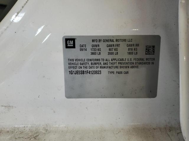 1G1JE5SB1F4120823 Chevrolet SONIC LTZ