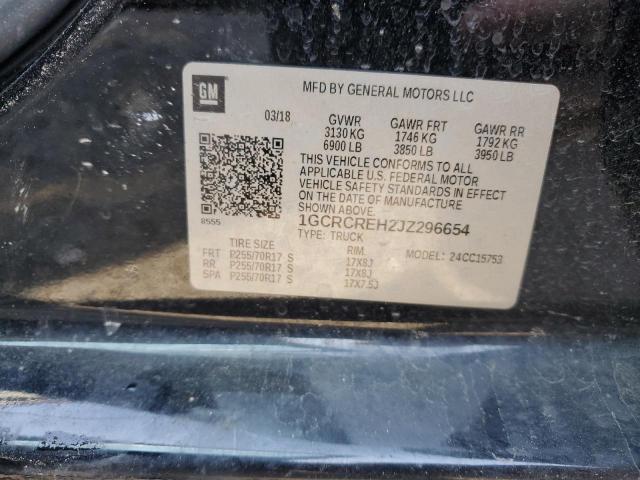 1GCRCREH2JZ296654 Chevrolet Silverado C1500 Lt