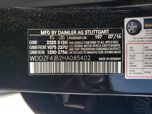 WDDZF4JB2HA085402 Mercedes-Benz E 300