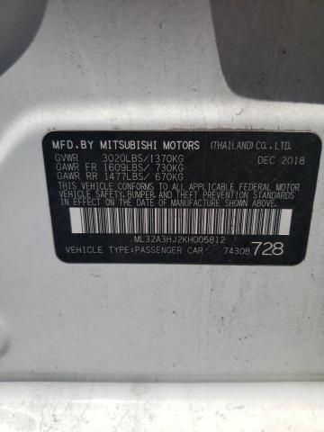 ML32A3HJ2KH005812 Mitsubishi MIRAGE ES