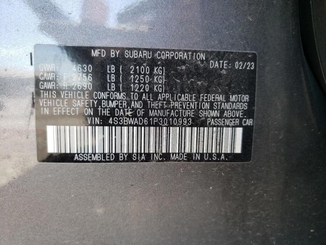 4S3BWAD61P3010993 Subaru Legacy Premium