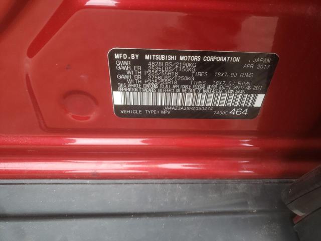 JA4AZ3A3XHZ050474 Mitsubishi Outlander Se