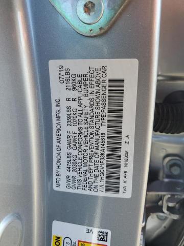 1HGCV1F33KA145618 Honda Accord Sport
