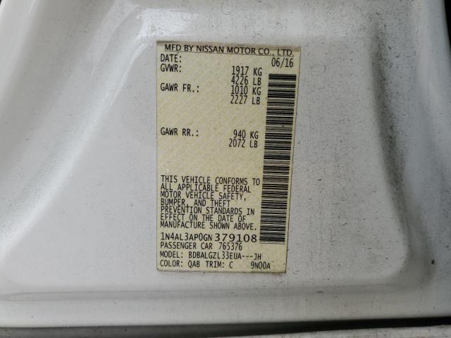 1N4AL3AP0GN379108 Nissan ALTIMA 2.5