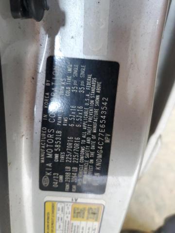 KNDMG4C77E6543542 KIA SEDONA LX