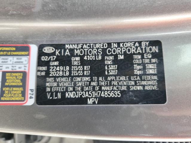KNDJP3A51H7485635 KIA SOUL +