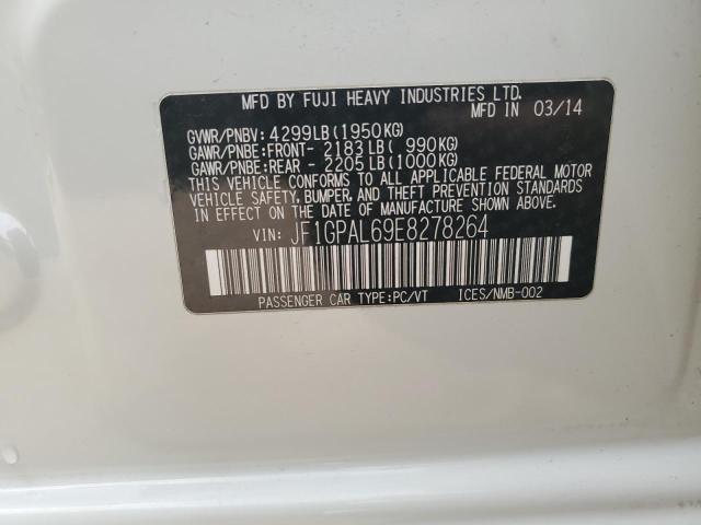 JF1GPAL69E8278264 Subaru Impreza Sport Premium