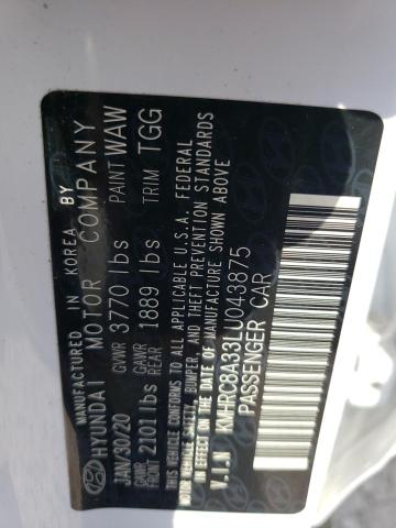 KMHRC8A33LU043875 Hyundai Venue Sel