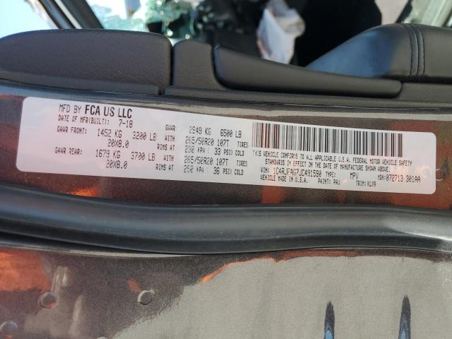1C4RJFAG7JC491590 Jeep Grand Cherokee Laredo