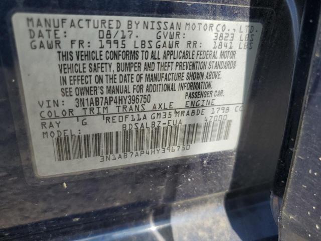 3N1AB7AP4HY396750 Nissan SENTRA S