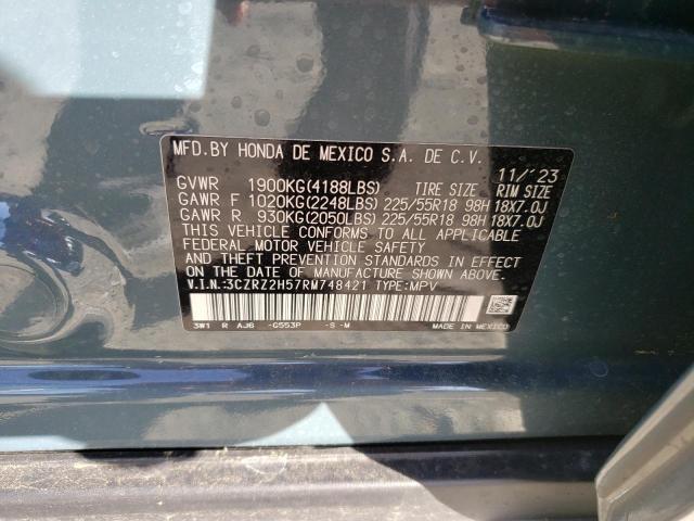 3CZRZ2H57RM748421 Honda HR-V SPORT