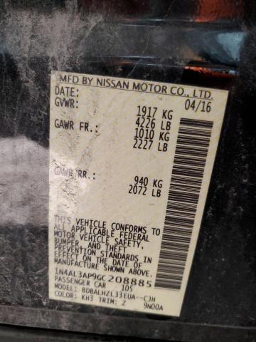 1N4AL3AP9GC208885 Nissan ALTIMA 2.5