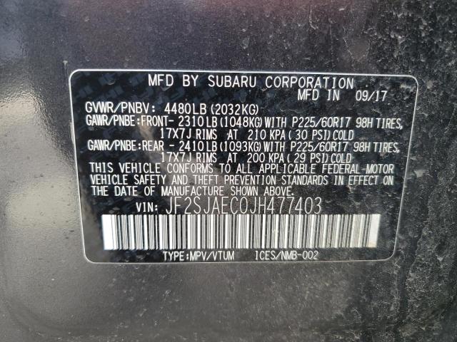 JF2SJAEC0JH477403 Subaru Forester 2.5i Premium