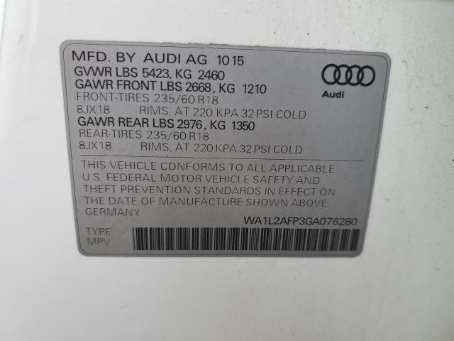 WA1L2AFP3GA076280 Audi Q5 Premium Plus