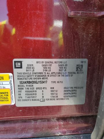 5GAKRBKD6GJ153417 Buick Enclave