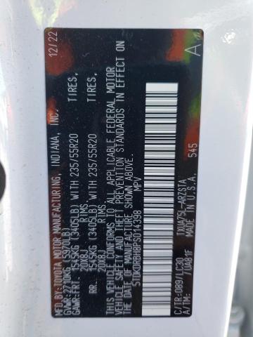 5TDKDRBH8PS014398 Toyota Highlander