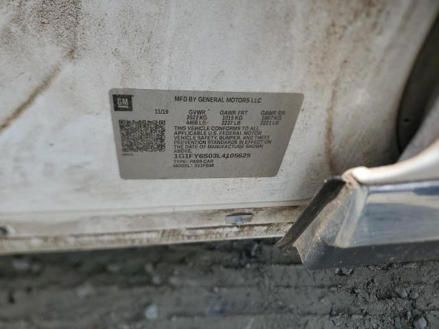 1G1FY6S03L4105625 Chevrolet BOLT EV LT