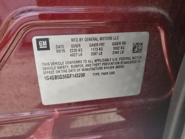 1G4GB5G36GF143298 Buick Lacrosse