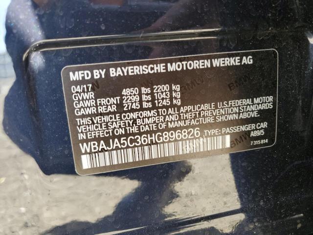 WBAJA5C36HG896826 BMW 530 I