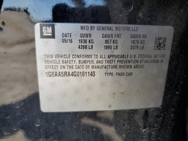 1G6AA5RA4G0181143 Cadillac ATS