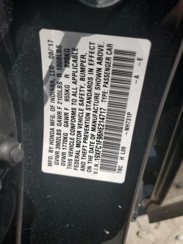 19XFC1F96HE214717 Honda Civic Touring