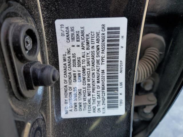 2HGFC2F86KH532184 Honda Civic Sport