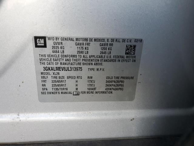 3GKALMEV8JL313975 GMC Terrain Sle
