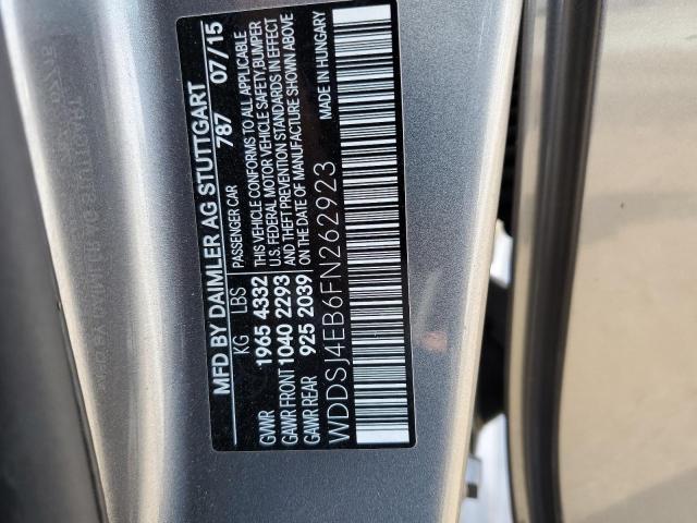 WDDSJ4EB6FN262923 Mercedes-Benz CLA 250