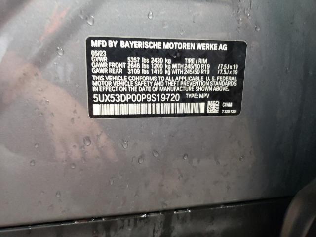 5UX53DP00P9S19720 BMW X3 Xdrive30i