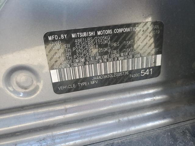 JA4AD3A30LZ005776 Mitsubishi Outlander Se