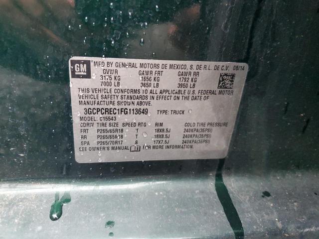 3GCPCREC1FG113649 Chevrolet Silverado C1500 Lt