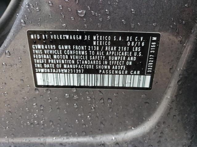 3VWDB7AJ9HM231397 Volkswagen JETTA SE