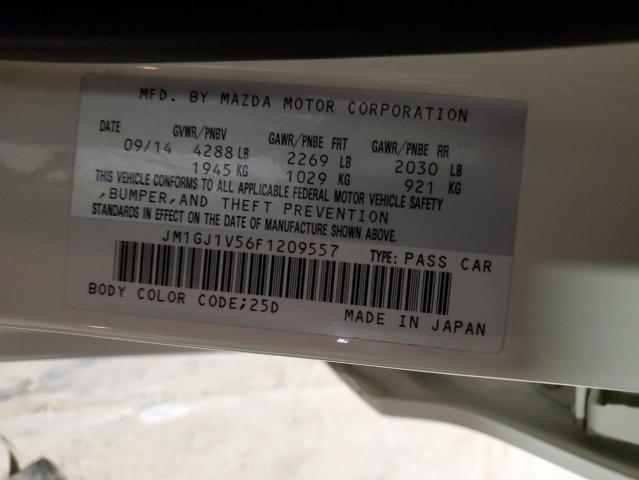 JM1GJ1V56F1209557 Mazda 6 TOURING