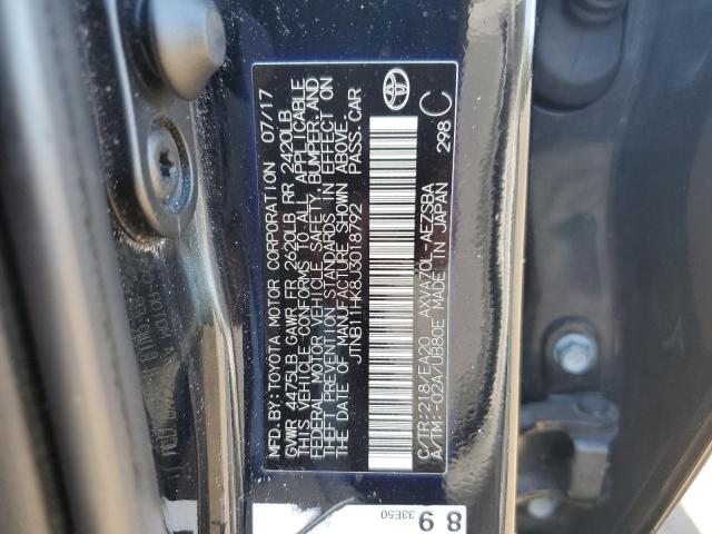 JTNB11HK8J3018792 Toyota CAMRY L