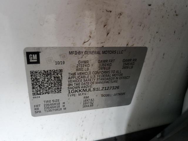 1GKKNULS1LZ127326 GMC ACADIA SLT