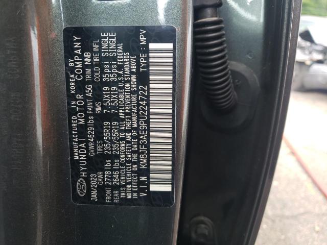 KM8JF3AE9PU224722 Hyundai TUCSON N L