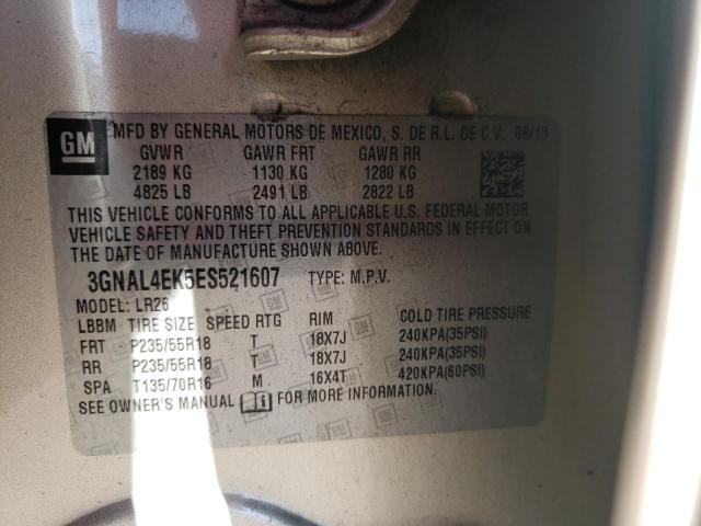 3GNAL4EK5ES521607 Chevrolet Captiva Ltz