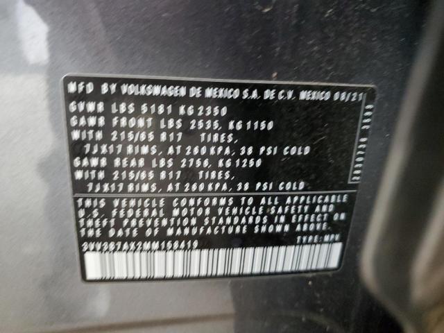 3VV3B7AX2MM158419 Volkswagen TIGUAN SE