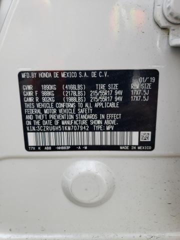 3CZRU6H51KM707942 Honda HR-V EX