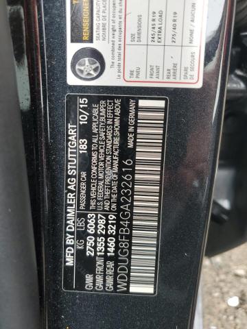 WDDUG8FB4GA232616 Mercedes-Benz S 550 4matic