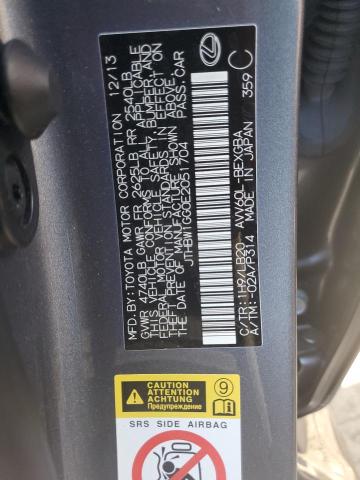 JTHBW1GG0E2051704 Lexus ES 300H