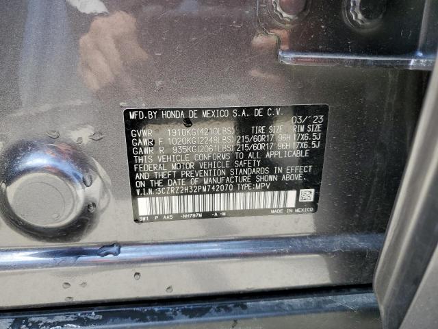 3CZRZ2H32PM742070 Honda HR-V LX