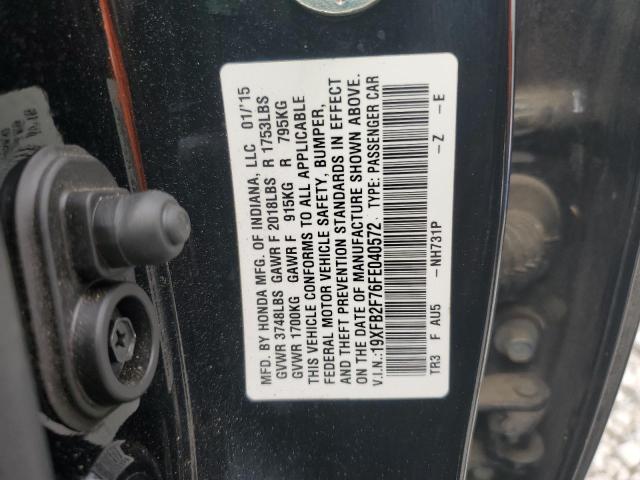 19XFB2F76FE040572 Honda CIVIC SE
