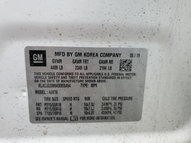 KL4CJGSM6KB955454 Buick Encore Essence