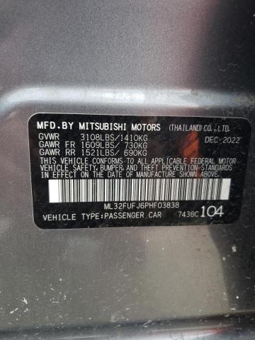 ML32FUFJ6PHF03838 Mitsubishi Mirage G4 Es