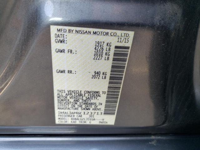 1N4AL3AP4GC123713 Nissan ALTIMA 2.5