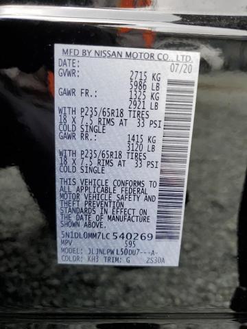 5N1DL0MM7LC540269 Infiniti QX60 LUXE