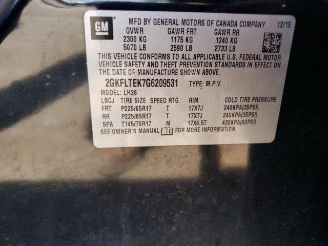 2GKFLTEK7G6209531 GMC Terrain Sle