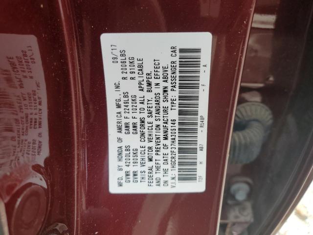 1HGCR2F37HA305146 Honda ACCORD LX