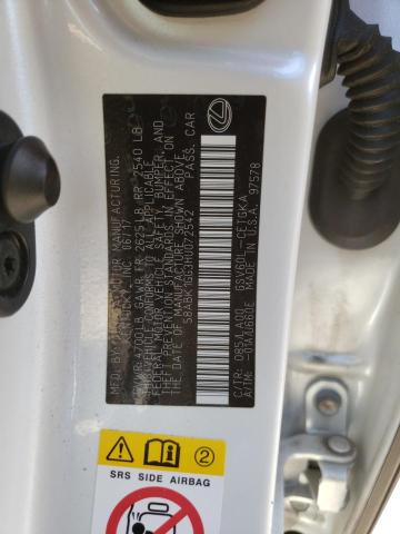 58ABK1GG3HU072542 Lexus ES 350